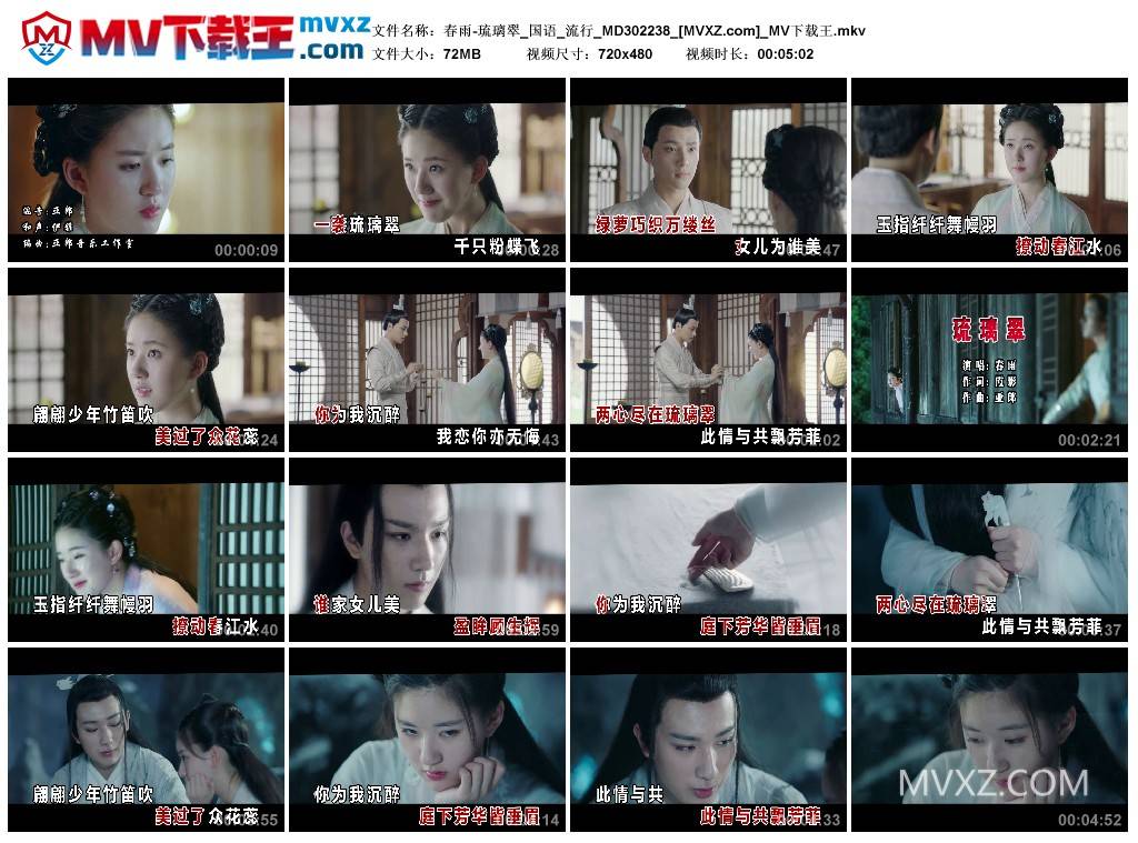 春雨-琉璃翠_国语_流行_MD302238